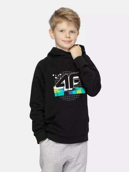 Bluza dziecięca z kapturem 4F 4FJAW22TSWSM498-20S