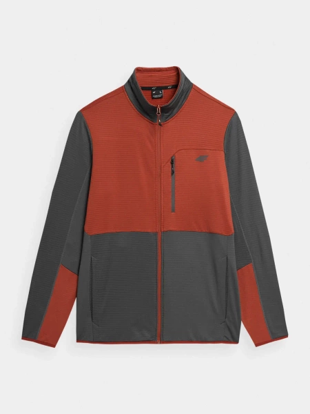 Bluza męska rozpinana polarowa 4F 4FAW23TFLEM118-81S 