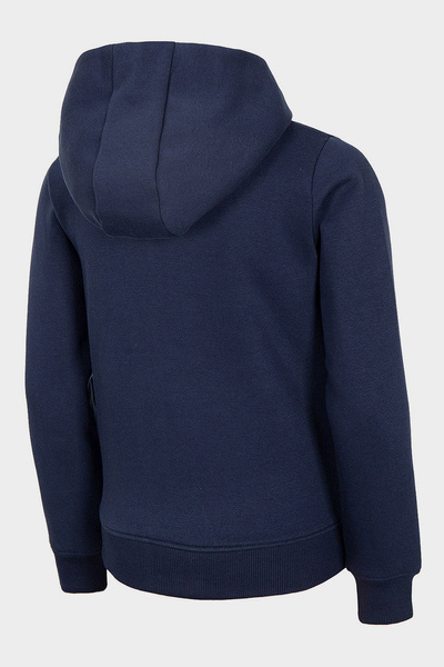 Bluza dziecięca z kapturem rozpinana 4F HJZ20-JBLD007A-31S