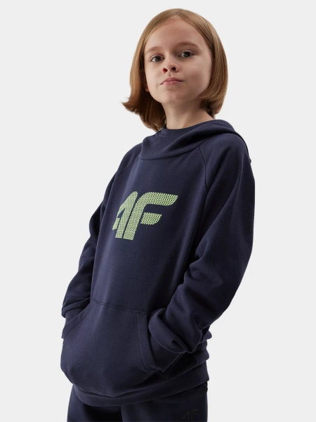 Bluza dziecięca z kapturem 4F 4FJAW23TSWSM626-31S