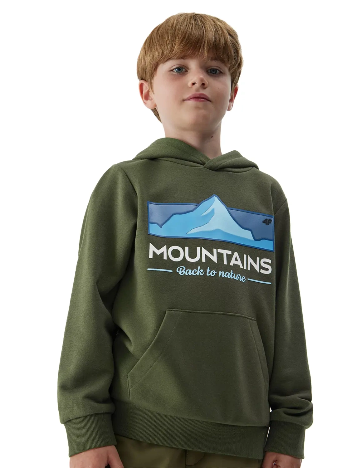 Bluza dziecięca z kapturem 4F 4FJAW23TSWSM634-41S