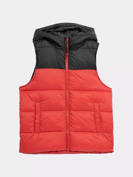 Kurtka dziecięca puchowa bezrękawnik 4F 4FJSS23TDJAM079-62S