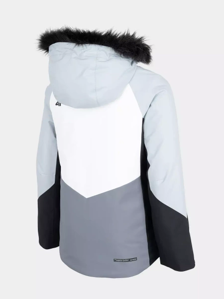 Kurtka dziecięca zimowa narciarska 4F HJZ22-JKUDN003-34S