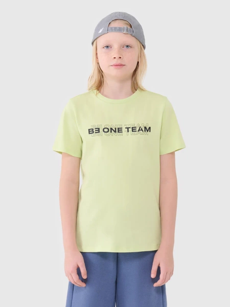 Koszulka dziecięca 4F 4FJWSS25TTSHM2186-45N