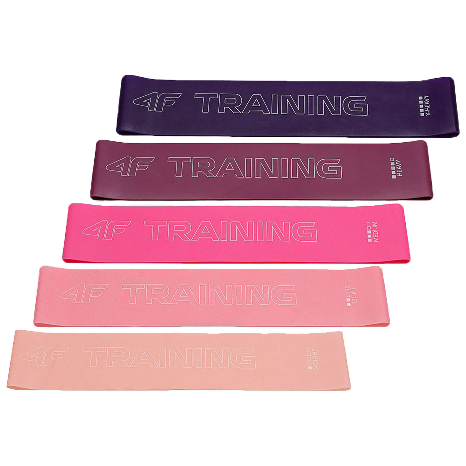 Gumy do ćwiczeń 4F H4L22-AKS008-90S - 5 szt.