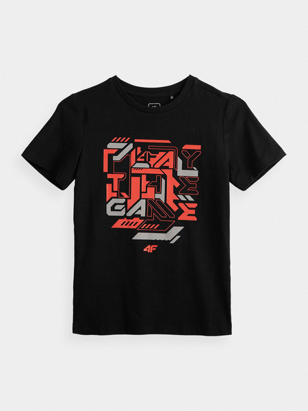 Koszulka dziecięca 4F HJZ21-JTSM006A-20S