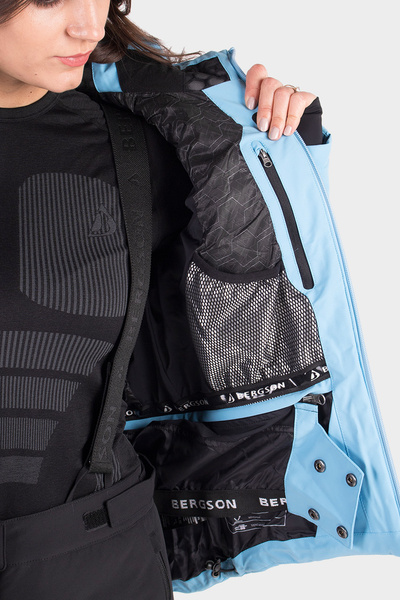 Kurtka damska BERGSON SNOWSWIFT STX BLUE BRG00039
