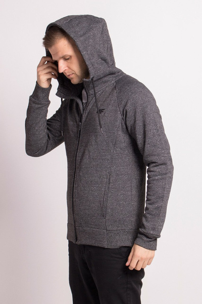 Bluza męska z kapturem rozpinana 4F H4Z18-BLM004-23M