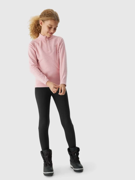 Bluza dziecięca polarowa 4F 4FJAW23UFLEF033-56S 