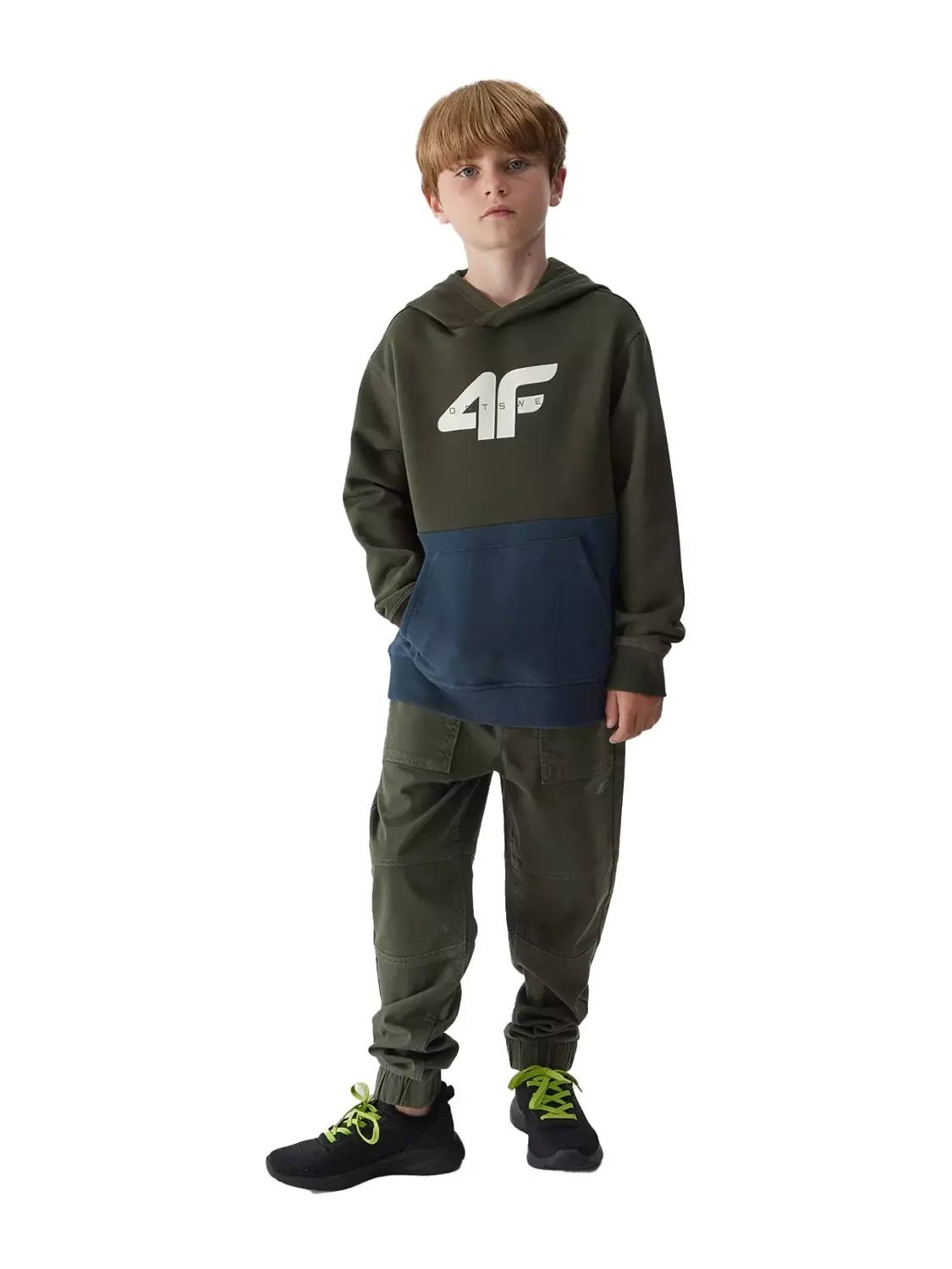 Spodnie dresowe dziecięce 4F 4FJAW23TTROM412-43S