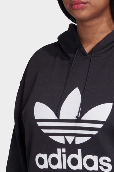 Bluza damska z kapturem adidas TREFOIL HOODIE GD2378 (PLUS SIZE)