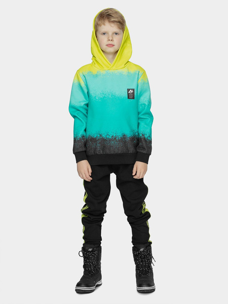 Bluza dziecięca z kapturem 4F HJZ21-JBLM004-90S