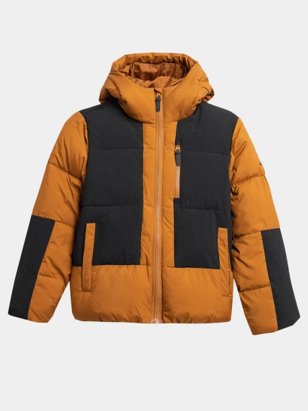 Kurtka dziecięca zimowa puchowa 4F 4FJAW23TDJAM276-82S 