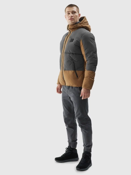 Kurtka męska zimowa puchowa 4F 4FAW23TDJAM244-82S 