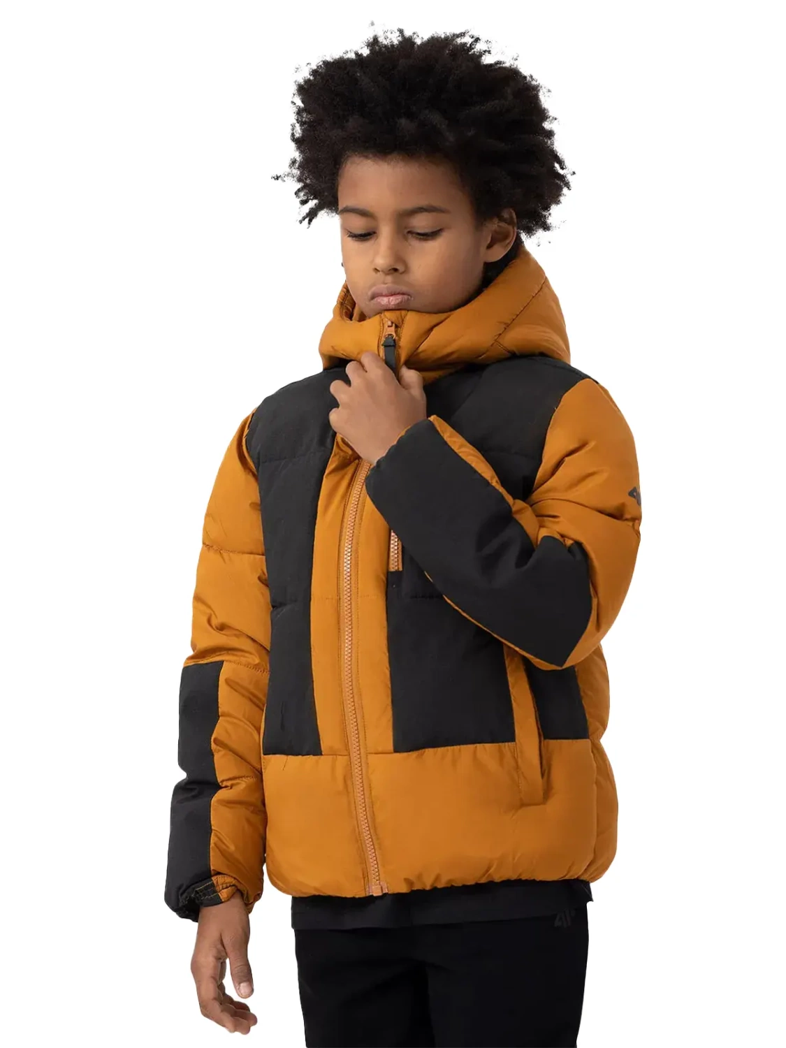 Kurtka dziecięca zimowa puchowa 4F 4FJAW23TDJAM276-82S