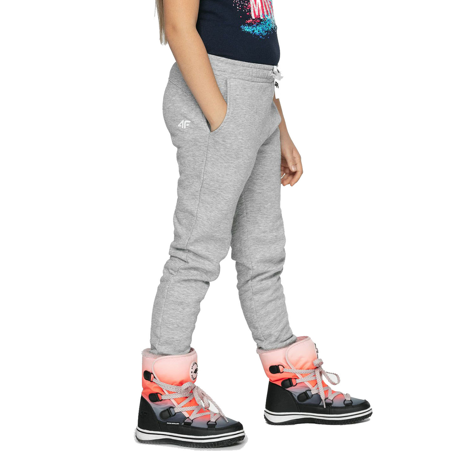 Spodnie dresowe dziecięce 4F HJZ21-JSPDD001A-27M