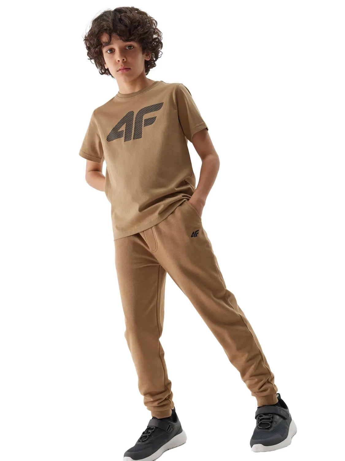 Spodnie dresowe dziecięce 4F 4FJWSS24TTROM591-83S