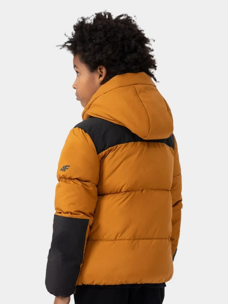 Kurtka dziecięca zimowa puchowa 4F 4FJAW23TDJAM276-82S 