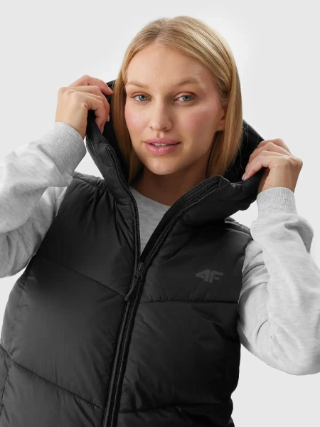 Kurtka damska puchowa bezrękawnik 4F 4FWSS24TVJAF114-20S 