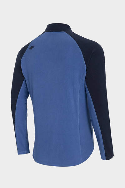 Bluza męska z kapturem rozpinana polarowa 4F H4Z20-BIMP033-33S