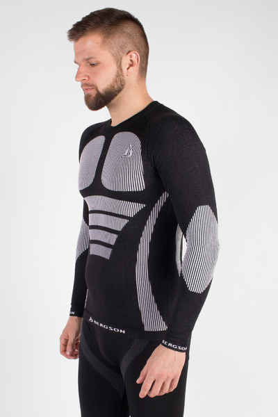 Koszulka męska termoaktywna BERGSON M LS BREEZE