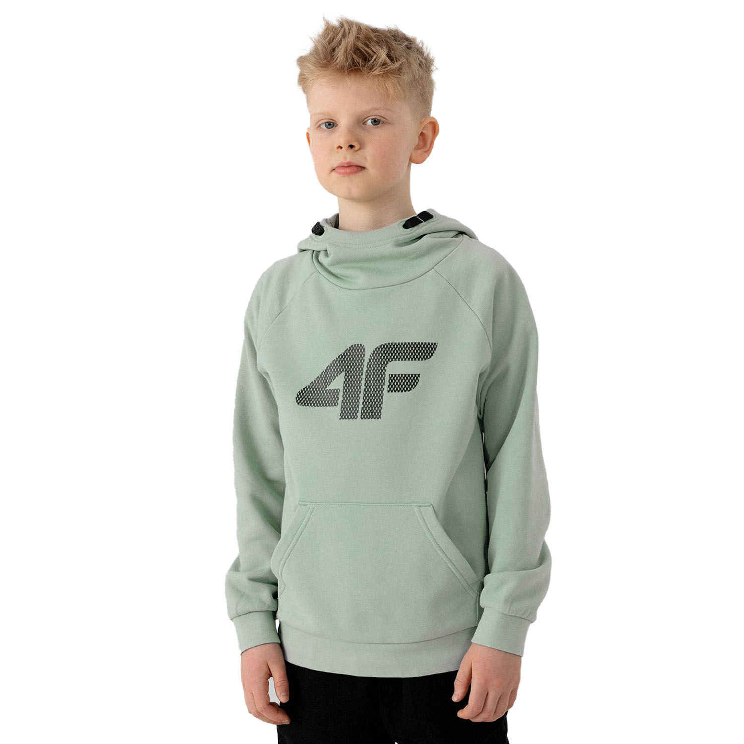Bluza dziecięca z kapturem 4F HJL22-JBLM002-47S