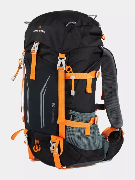 Plecak turystyczny BERGSON TUNNEBO Black 35L 