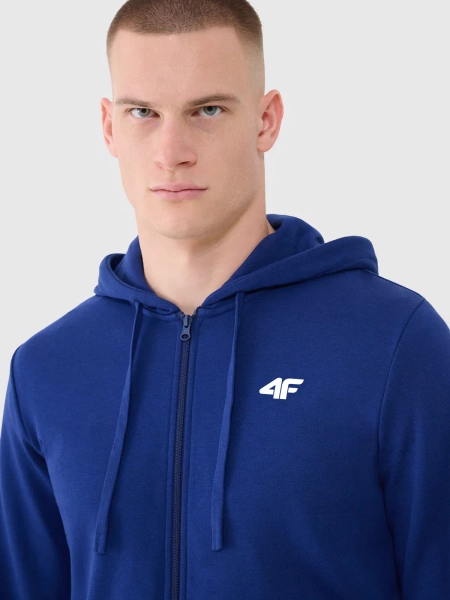 Bluza męska z kapturem rozpinana 4F 4FWAW24TSWSM1966-31S