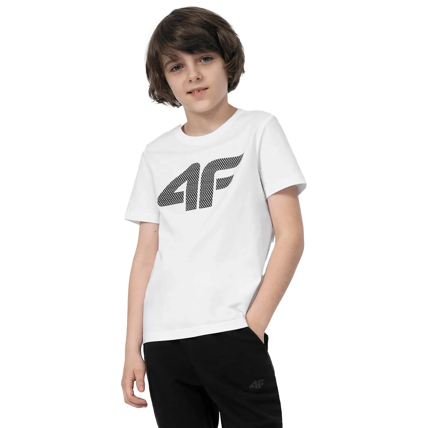 Koszulka dziecięca 4F 4FJSS23TTSHM293-10S