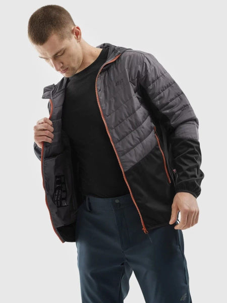 Kurtka męska softshell wiatroodporna 4F 4FAW23TTJAM310-22S 