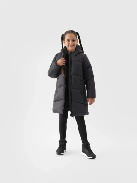 Kurtka dziecięca zimowa puchowa 4F 4FJWAW24TDJAF455-20S