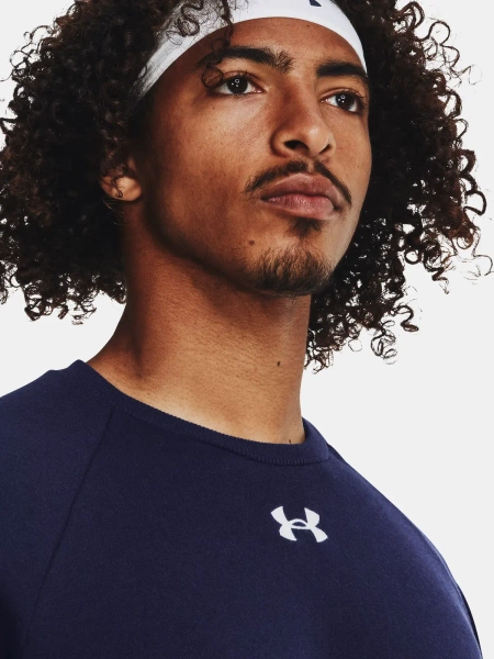 Bluza męska z kapturem Under Armour FLEECE CREW 1379755-410 