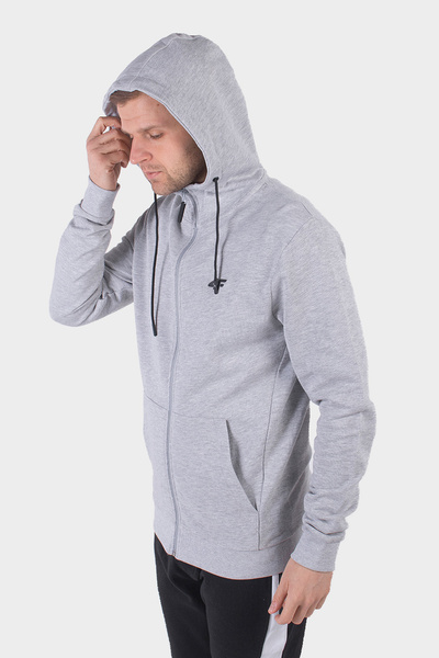 Bluza męska z kapturem rozpinana 4F NOSH4-BLM004-27M