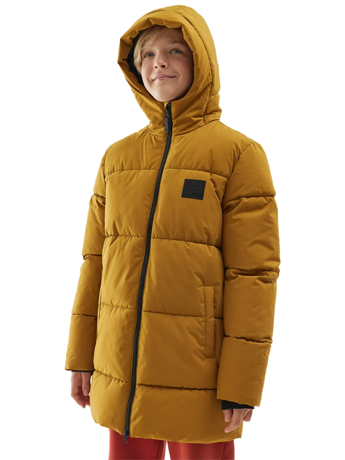 Kurtka dziecięca zimowa puchowa 4F 4FJAW23TDJAM275-82S