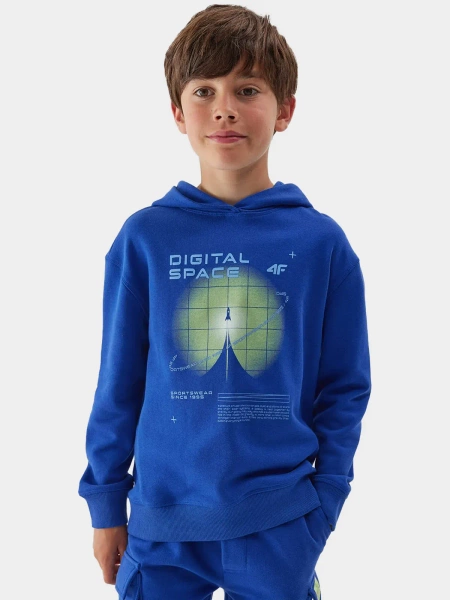 Bluza dziecięca z kapturem 4F 4FJAW23TSWSM632-36S 