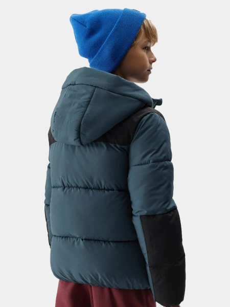 Kurtka dziecięca zimowa puchowa 4F 4FJAW23TDJAM276-30S 