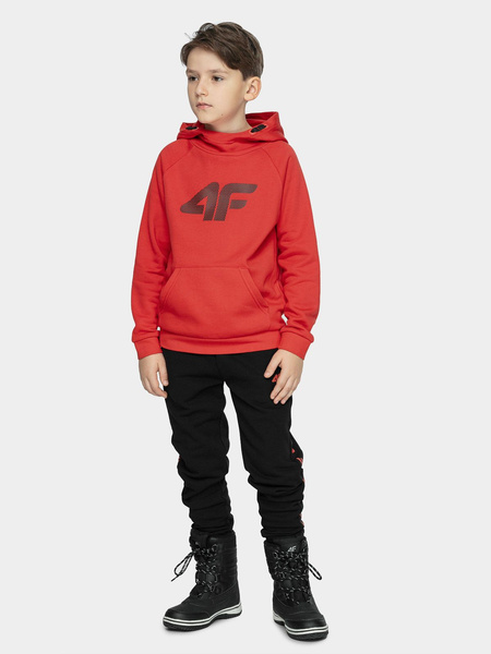 Bluza dziecięca z kapturem 4F HJZ21-JBLM001B-62S