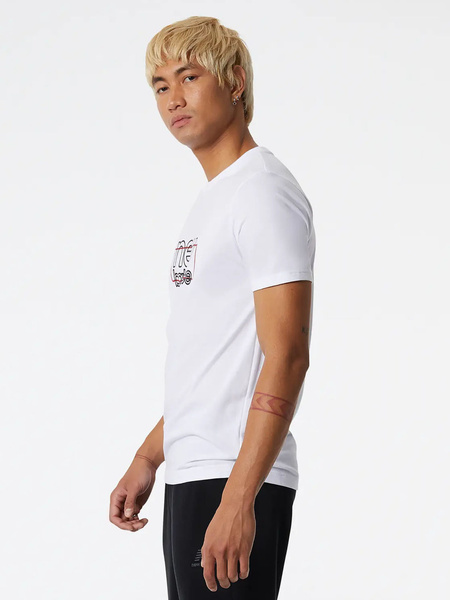 Koszulka męska NEW BALANCE MT21903-WT