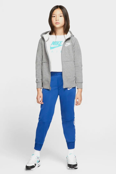 Bluza dziecięca z kapturem rozpinana NIKE NSW BV2712-091