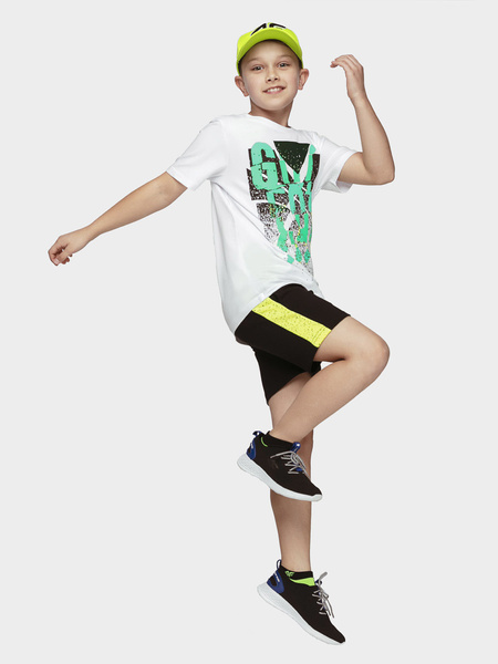 Koszulka dziecięca 4F HJL21-JTSM004-10S