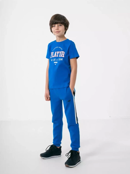 Koszulka dziecięca 4F HJZ22-JTSM007-36S