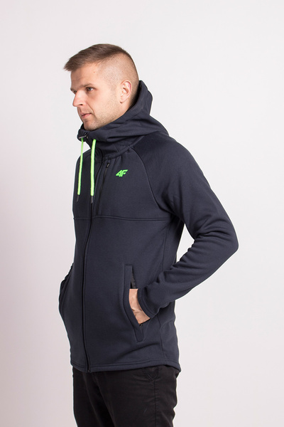 Bluza męska z kapturem rozpinana 4F H4Z18-BLM006-31M
