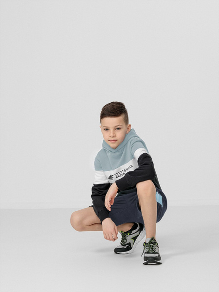 Bluza dziecięca z kapturem 4F JUNIOR HJL22-JBLM003-22S