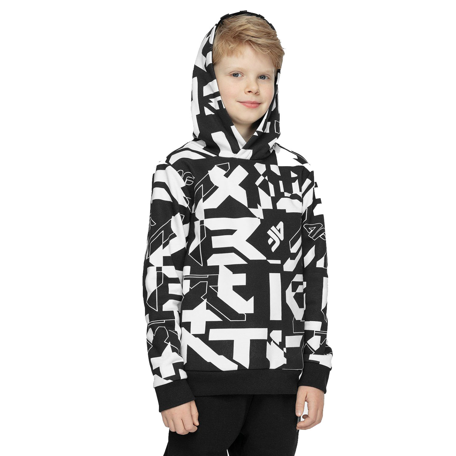 Bluza dziecięca z kapturem 4F HJZ21-JBLM007-20S