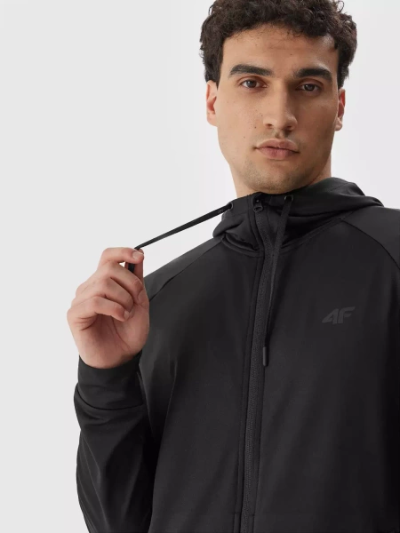 Bluza męska z kapturem rozpinana 4F 4FAW23TFSWM209-20S 
