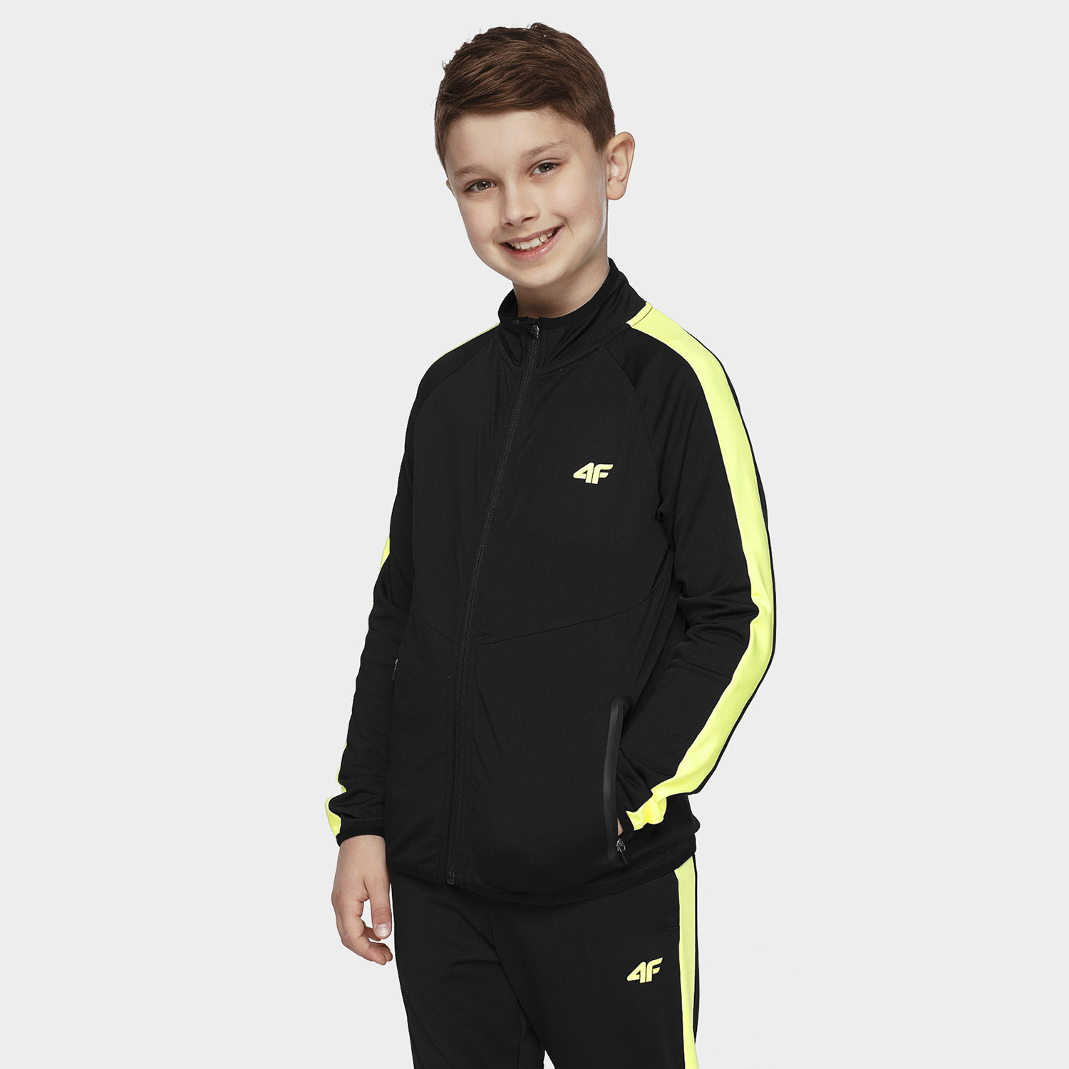 Bluza dziecięca polarowa 4F HJL21-JBLM006-20S