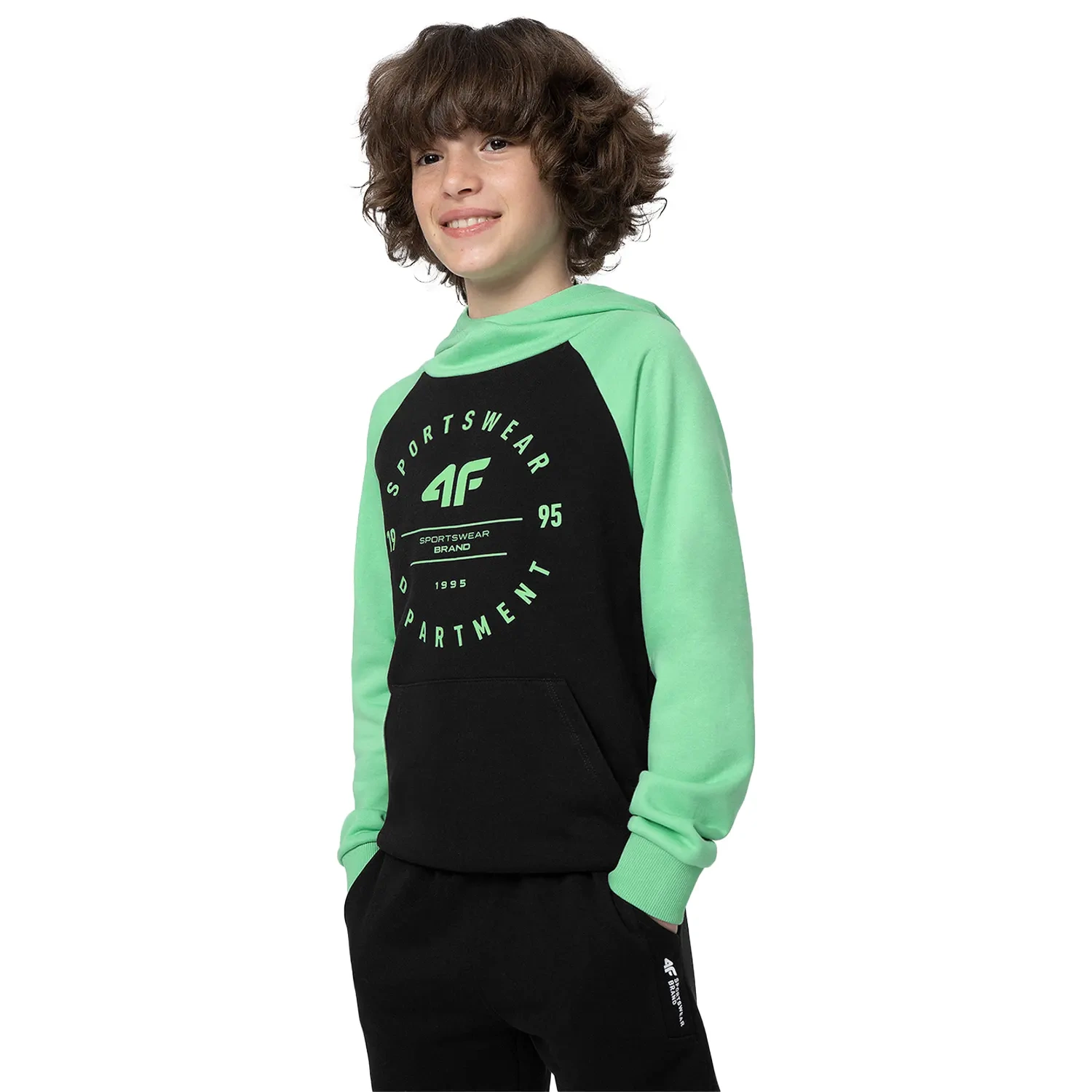 Bluza dziecięca z kapturem 4F 4FJSS23TSWSM221-20S