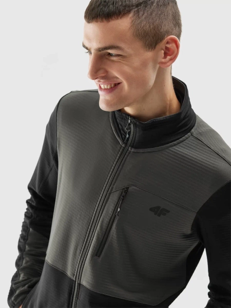 Bluza męska rozpinana polarowa 4F 4FAW23TFLEM118-22S 