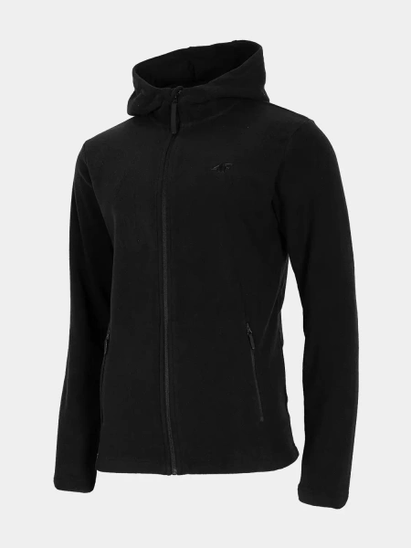 Bluza męska z kapturem rozpinana polarowa 4F H4Z22-PLM351-20S