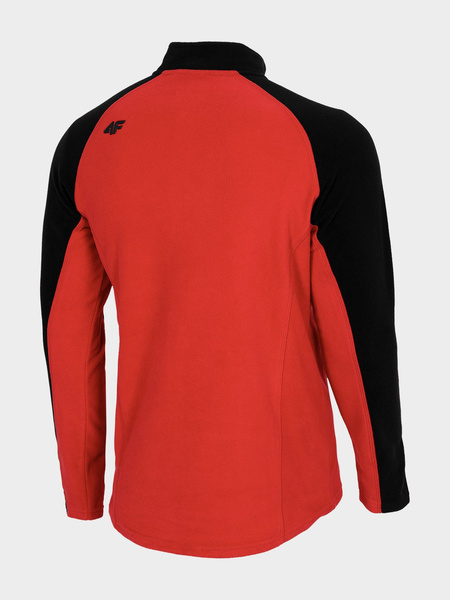 Bluza męska z kapturem rozpinana polarowa 4F H4Z21-BIMP033-62S